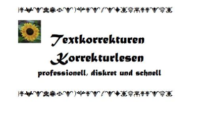 Textkorrekturen & Korrekturlesen