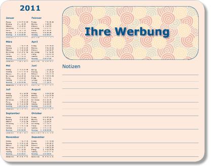 Individuelle Papier-Mousepads  - 50 Blatt mit Antirutsch-Papier