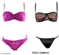 DOLCE & GABBANA, MOSCHINO, JUST CAVALLI Unterwäsche Restposten Mixware