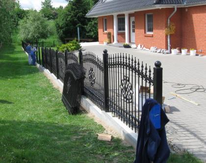 Polnische Schmiedezäune - WERKVERKAUF - viele Muster!