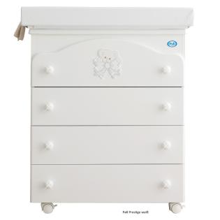 Baby Wickelkommoden Wickeltische Buche mit Wanne und Aufsatz in verschieden
