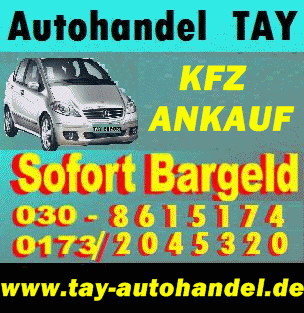 Gebrauchtwagenankauf in Berlin und Umland / Autohandel Rasch 030 861 51 74