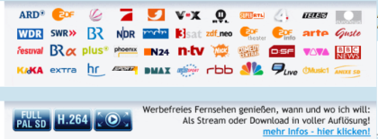 Neuheit: Fernsehen, Filme schauen, wann und wo ihr wollt