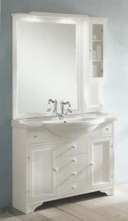 Badezimmermöbel im Landhausdesign Weiß Decapè  