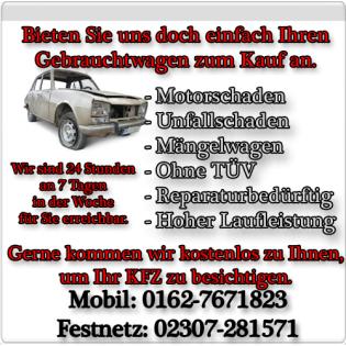 Wer kauft mein Audi A1 ohne TÜV