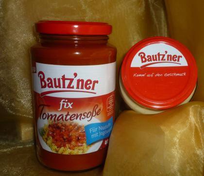 Bautzner Senfspezialitäten - Tomatensoße fix + fertig - vegan