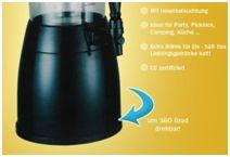 Partykracher! Bierzapfsäule für 4 Ltr, Getränkesäule mit Kühlung 