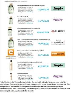 Duftbeschreibungen und Preisvergleiche bei BeautyMay