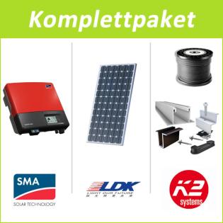 LDK Solar/SMA Komplette 2,3 kWp Photovoltaikanlage