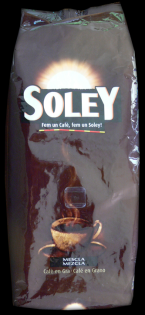 Soley Cafe Mezcla 75/25 1kg Kaffeebohnen-Mischung aus Barcelona