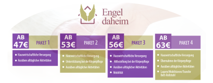 Häusliche 24-Std. Pflege, Betreuung ab 47 Euro am Tag, bundesweit