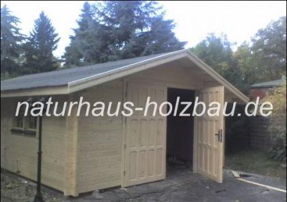 Garagen, individuelle Blockbohlengaragen in 50mm/70mm nordischer Blockbohlen