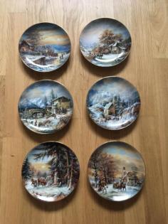 Wandteller malerische Winterlandschaften von Vohenstrauss