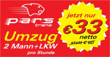 Bereits ab € 25,- Übersiedlung - Entrümpelung - Transport