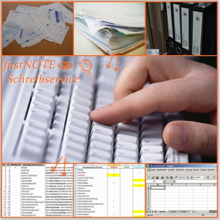 FastNOTE SchreibService erledigt manuelle Schreibarbeiten