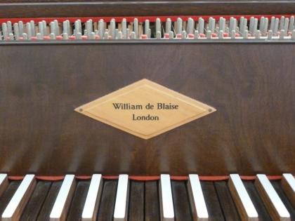 William de Blaise Chembalo - zwei Manuale + Pedalchembalo