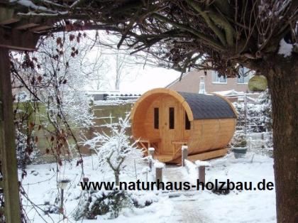 Fass Sauna, Saunafass, Außensauna, Gartensauna, Faßsauna, Saunafass, Saunapod