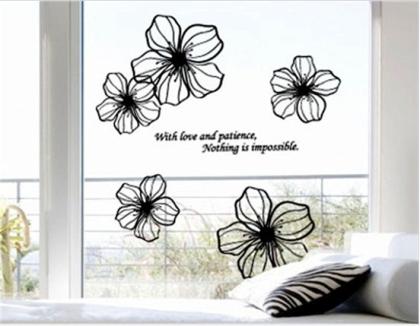 PVC Wand Abziehbild Aufkleber 100 x 67 cm