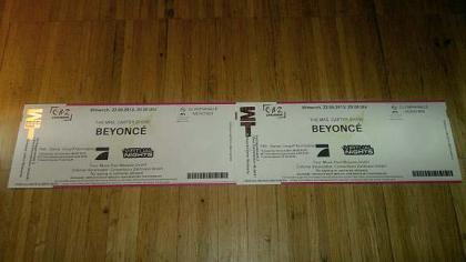 2 Tickets Karten Beyonce super Stehplätze LOGE!!! Mrs. Carter Tour München Show