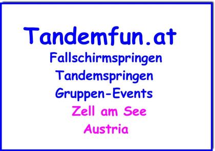 Tandem Fallschirmspringen Zell am See-Kaprun in Österreich nähe Salzburg