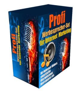 .Profi Werbesprecher Set für Ihr Internetmarketing