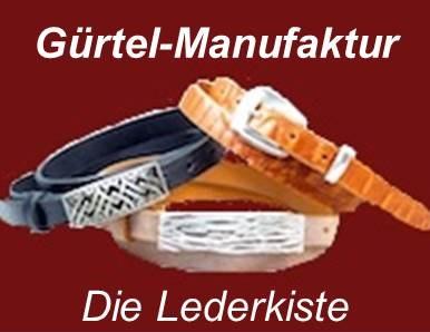 Buckle Gürtel aus Leder von der Feintäschnerei Die Lederkiste