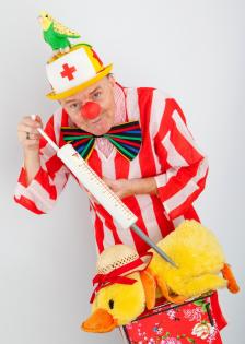 Leipziger Klinikclowns, die Sonntagsclowns Sachsen, wünschen ein frohes Weihnach