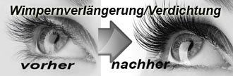 Wimpernverlängerung/Verdichtung