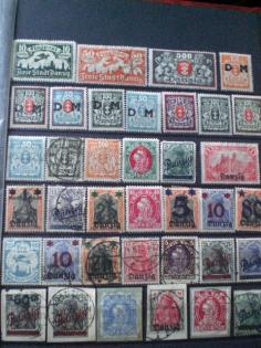 Briefmarken - Frankreich,Italien,Amerika,Deutsches Reich usw.