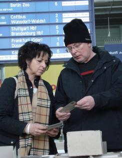 Ansichtskarten Briefmarken und Münz BÖRSE im Berliner Ostbahnhof am 23.3-0.7978