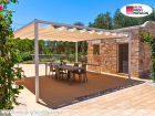 Pergola 4x3 Überdachung Pavillon Terrassenüberdachung Zelt Terrasse Sonnenschutz