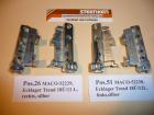 MACO-Ecklager Trend 18Ü/ 12L, rechts+links, 52229+52230, silber, neu