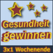 3 x 1 Wochenende für 2 Pers. gewinnen