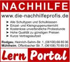 Nachhilfe im LernPortal-Rodgau. Qualifiziert - Preiswert - Effektiv! Ihre Nachhi