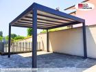 Pergola 4x4 Überdachung Pavillon Terrassenüberdachung Zelt Terrasse Sonnenschutz