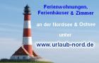 Ferienunterkünfte an der Nordsee und Ostsee