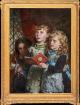 Heiligabendmädchen Carol singend William Hippon Gadsby