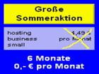 Webhosting - Sommeraktion