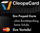 Die CleopaCard MasterCard ist ein neues Kartenprodukt ...