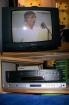 TV + DVD-Player + VHS-VCR