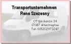 Transportunternehmen R. Szezesny sucht Aufträge