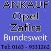 Auto verkaufen Opel Zafira - Motorschaden & Unfallschaden