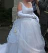 Brautkleid, lang mit Schleppe