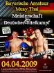 04.04-0.7978 - Bayrische Muay Thai Amateur Meisterschaft   Deutscher Titelkampf