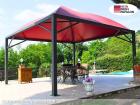 Pavillon 4x4 Überdachung Pagodenzelt Festzelt Pvc Terrassendach Pergola Terrasse