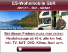 ES-Wohnmobile GbR - Wohnmobilvermietung