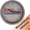 20cm Wanduhr mit Ihrem Foto oder Logo