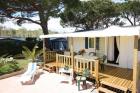 Spaetsommerurlaub im Mobilheim-Chalet am Strand von St.Tropez