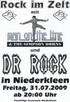 Rock im Zelt mit  Man On The Line  und  DR ROCK  in Niederkleen