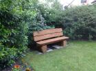 Garten Gartenbank Eiche Eichenbank Möbel Geschenk Speilplatz Biergarten Gastro S